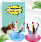 Adjustable chin strap detail on Fanbodta pet party hat