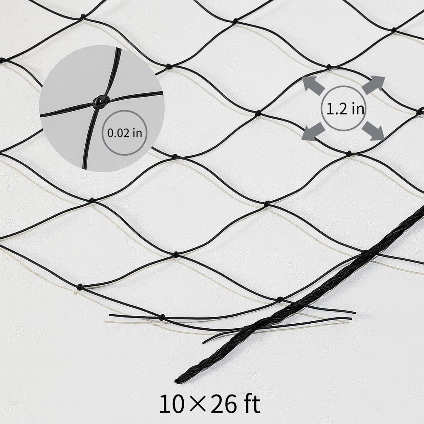 Fluxionova safety net kit components and installation tools