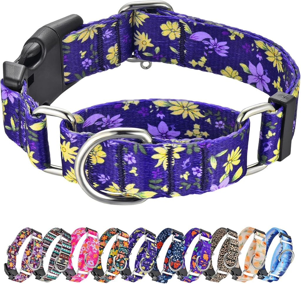 Hikiko Martingale Collar for Dogs Soft Durable Dog Collar for Small Medium Large Boy and Male Dogs No Pull No Slip Safety Buckle Dog Collars (Hill,Medium) - Image 14