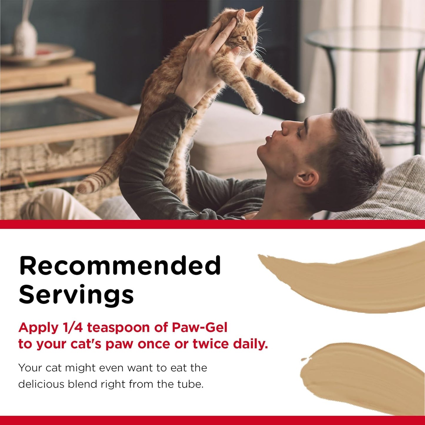 Nutri-Vet three ounce joint care gel tube for feline arthritis relief.