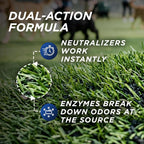 Pet safe enzyme cleaner for grass concrete and kennels