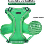 Rttochfy reflective cat vest harness side view showing safety strips