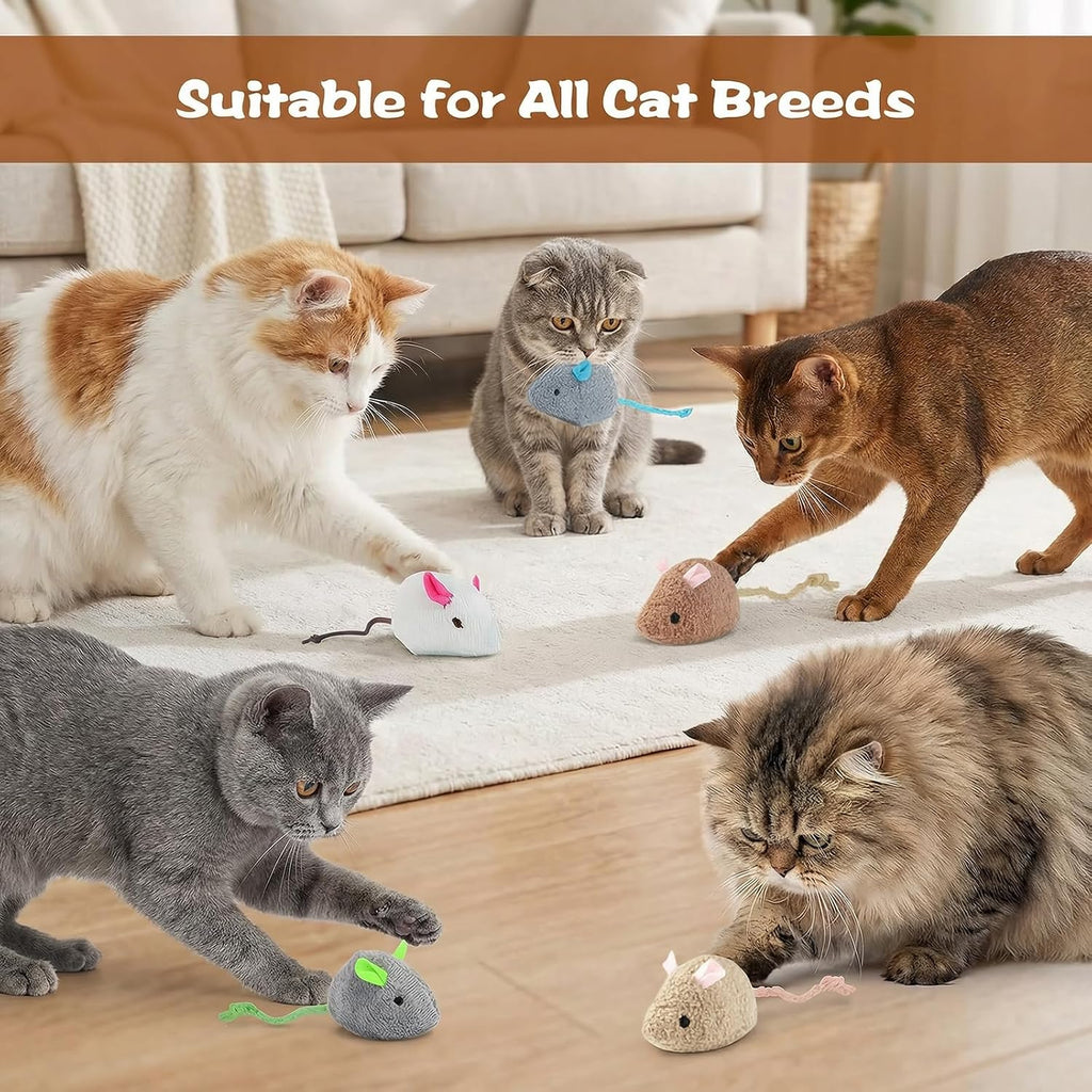 Feline friendly two point three six inch catnip mice toys for batting