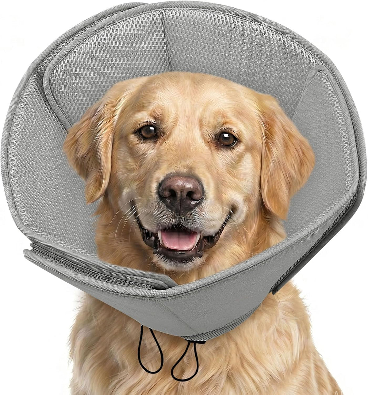 AOFITEE Soft Dog Cone, Adjustable Cones for Dogs After Surgery, Comfy Dog Cone Collar Alternative to Stop Licking, Elizabethan Recovery Collar for Large Dogs(Blue,Large) - Image 10