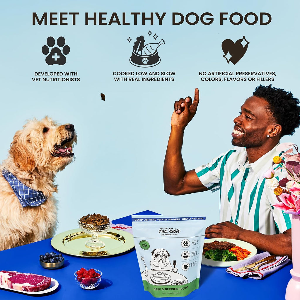 The Pets Table veterinary nutritionist formulated dog food kibble alternative texture detailed view