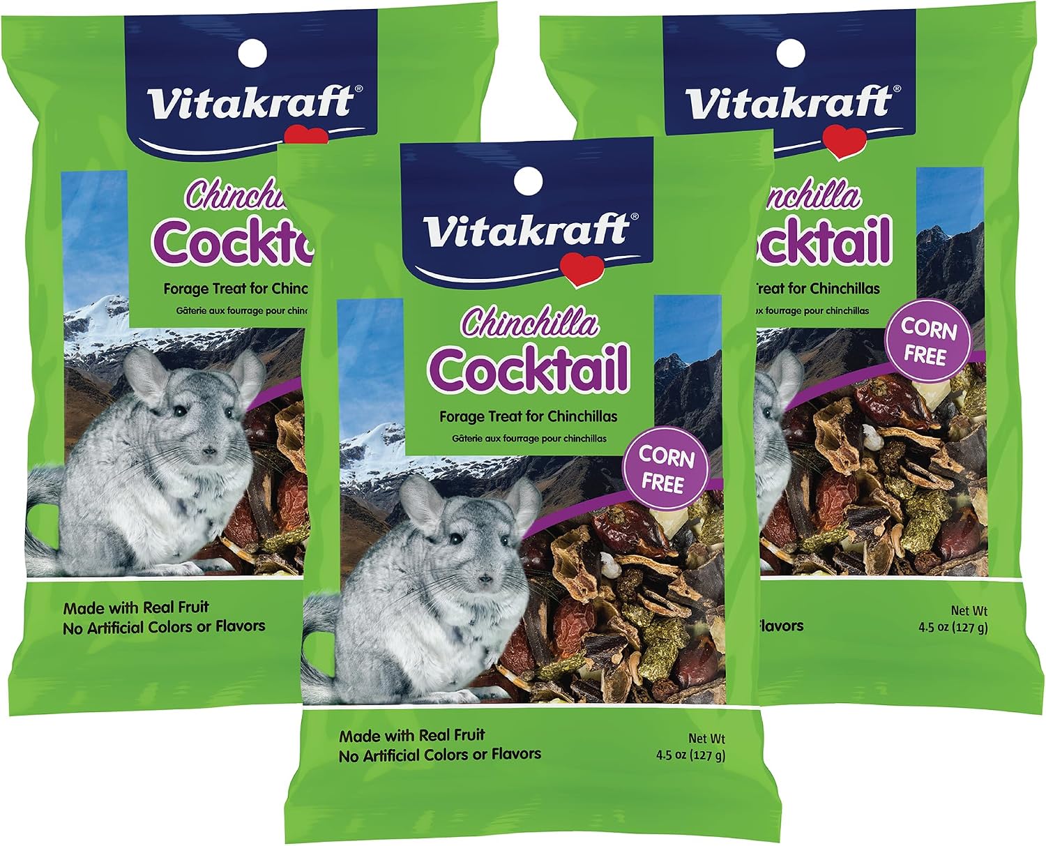 Vitakraft Cocktail Mixed Fruit Chinchilla Treat, 4.5 oz - Image 11