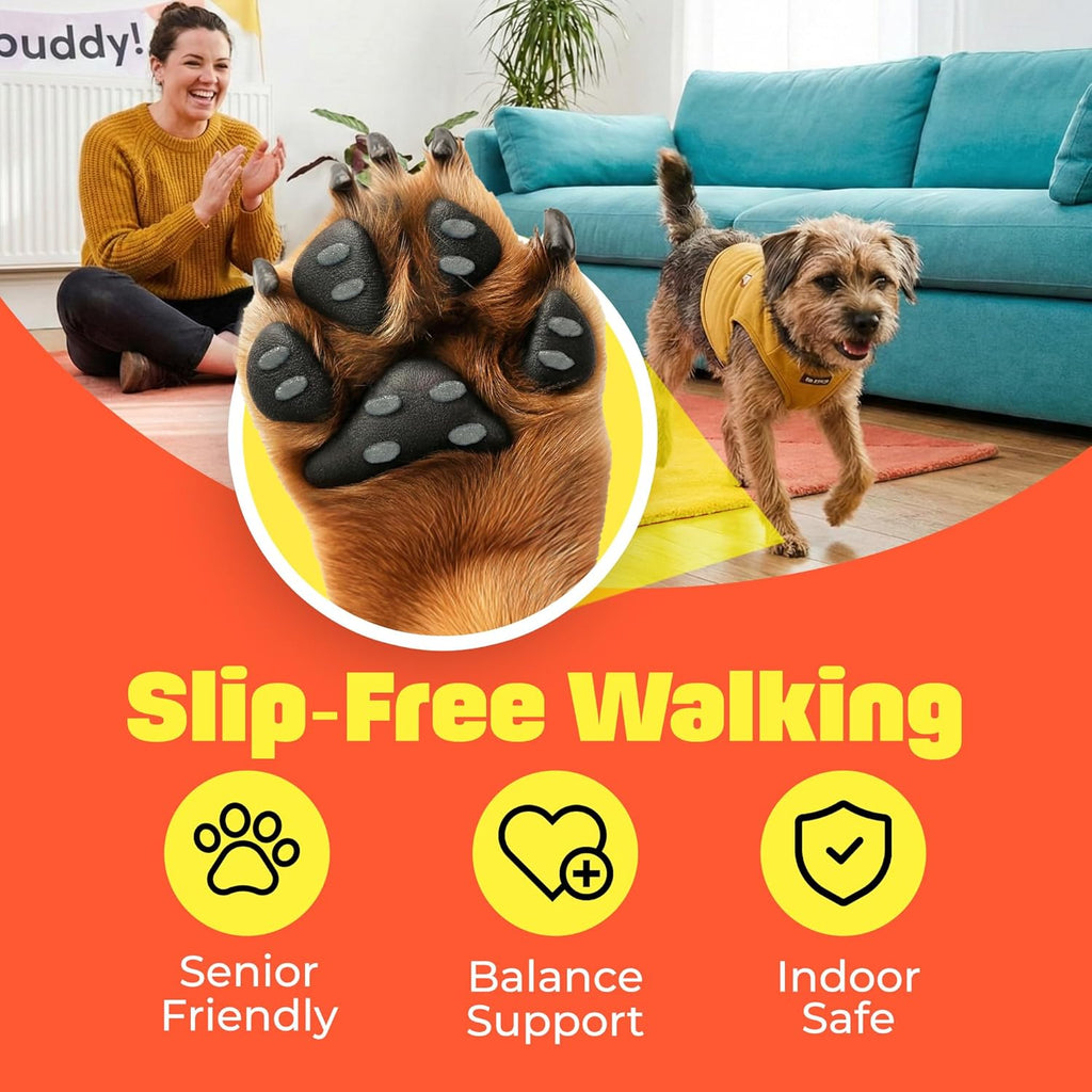 Close up of Hashi anti-slip traction pads for dogs