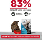 Nulo salmon and lentils cat food bag back label