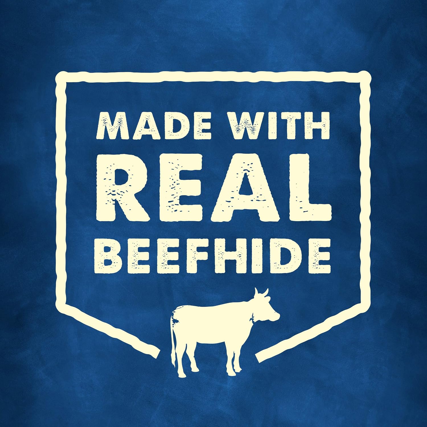Purina Busy real beefhide dog treats nutritional facts and back of pouch view.