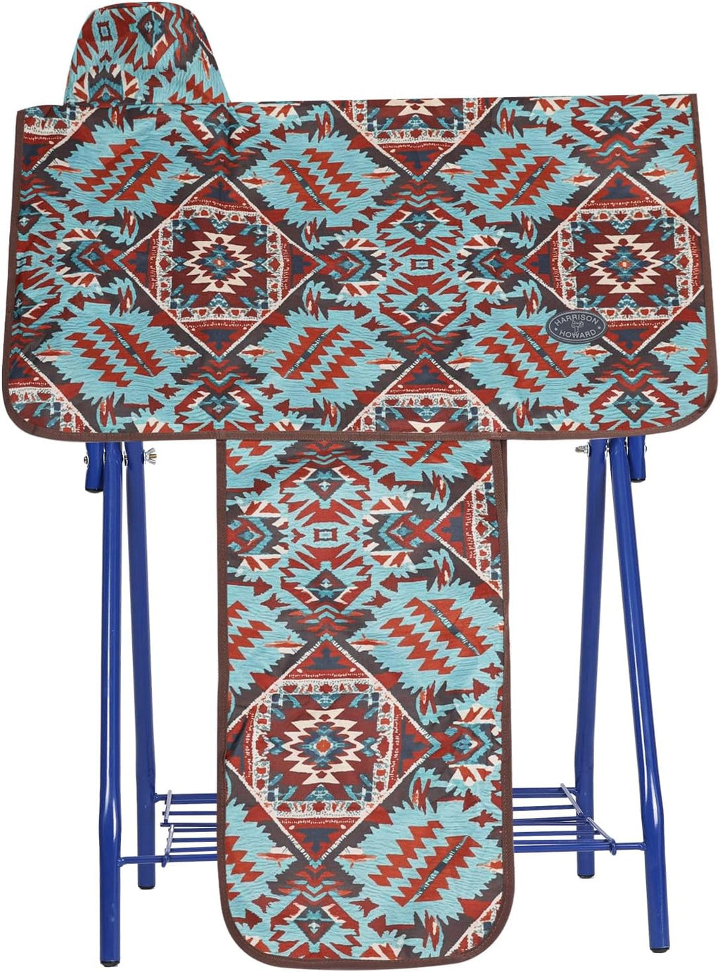 Harrison Howard Sturdy Waterproof Western Saddle Cover with Stylish Prints that Stand Out Keep Your Saddle in Pristine Condition Perfect for Showing or Riding Events-Tribal Vibe - Image 12