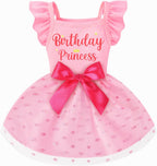 Festive pet dress with elegant bowknot detail for family parties