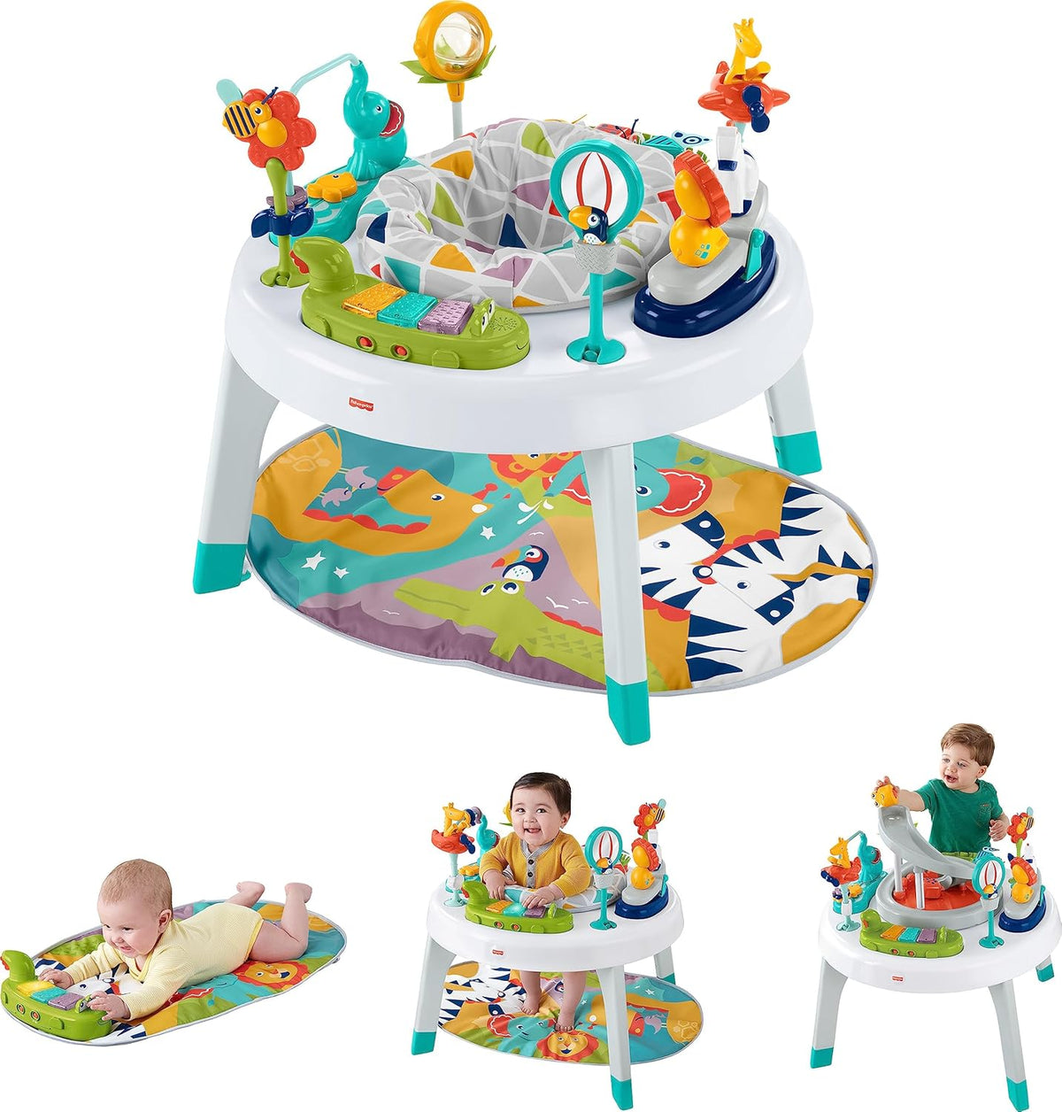 Fisher-Price 3-In-1 Sit-To-Stand Activity Center front view