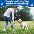 Loncoldy dog toy featuring crinkle and squeaky elements