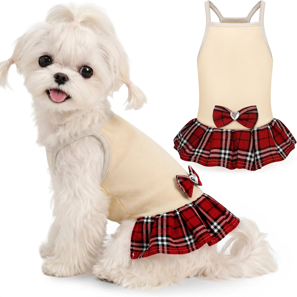 WOYYHO dog clothing sizing demonstration for small breeds like Yorkies