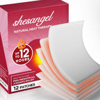 Shesangel Portable Menstrual Heating Patches box front view for period cramp relief