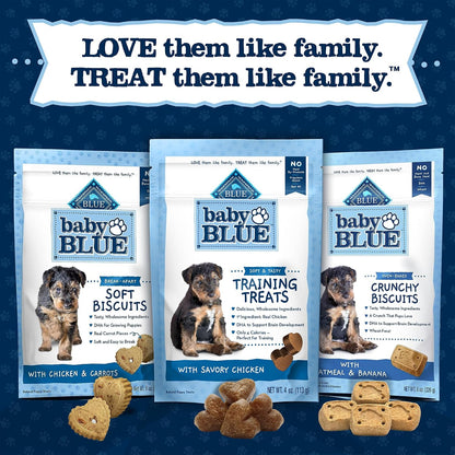 Blue Buffalo Baby Blue Training Treats Natural Puppy Soft Dog Treats, Savory Chicken 4-oz Bag - Image 10