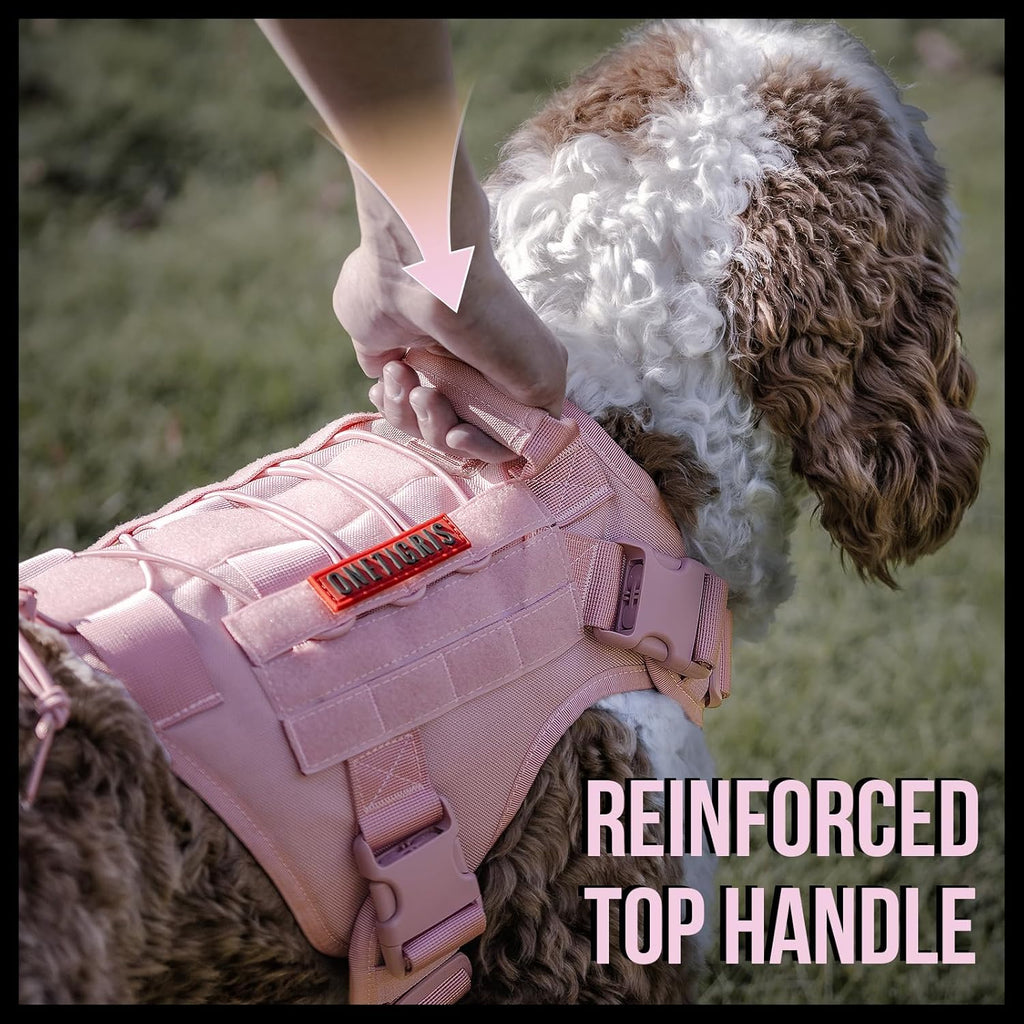 Breathable mesh padded lining on OneTigris dog training vest