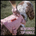 Breathable mesh padded lining on OneTigris dog training vest