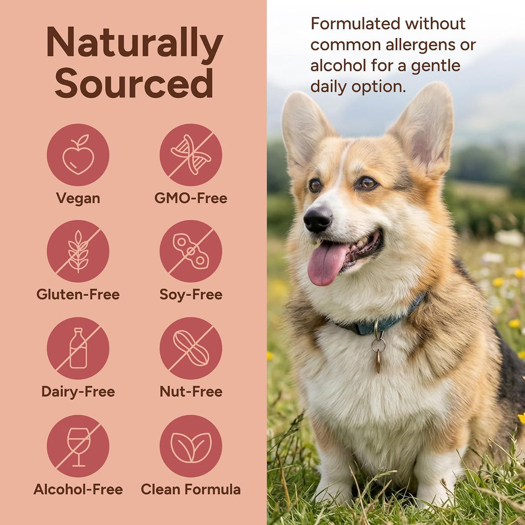 Authentic USA imported pet health supplement bottle