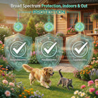Petcci liquid dewormer bottle showing pyrantel pamoate and praziquantel active ingredients