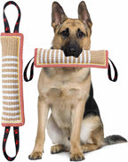 Clysoru Dog Tug Toy Tough Jute Bite Pillow Lasting Training Equipment Puppy to Large Dogs Interactive for Large and Small - Image 12