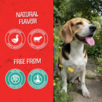 Nutritious low fat duck breast wrapped dog chews suitable for all dog breeds.