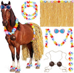 Janinka 14 piece Hawaii hula horse costume front view