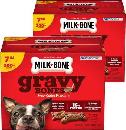 Milk-Bone GravyBones Dog Biscuits, Gravy Coated Small Dog Treats, 7 Lb. Box - Image 11