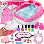 B Bascolor Bobuexer kids foot spa and nail kit front view