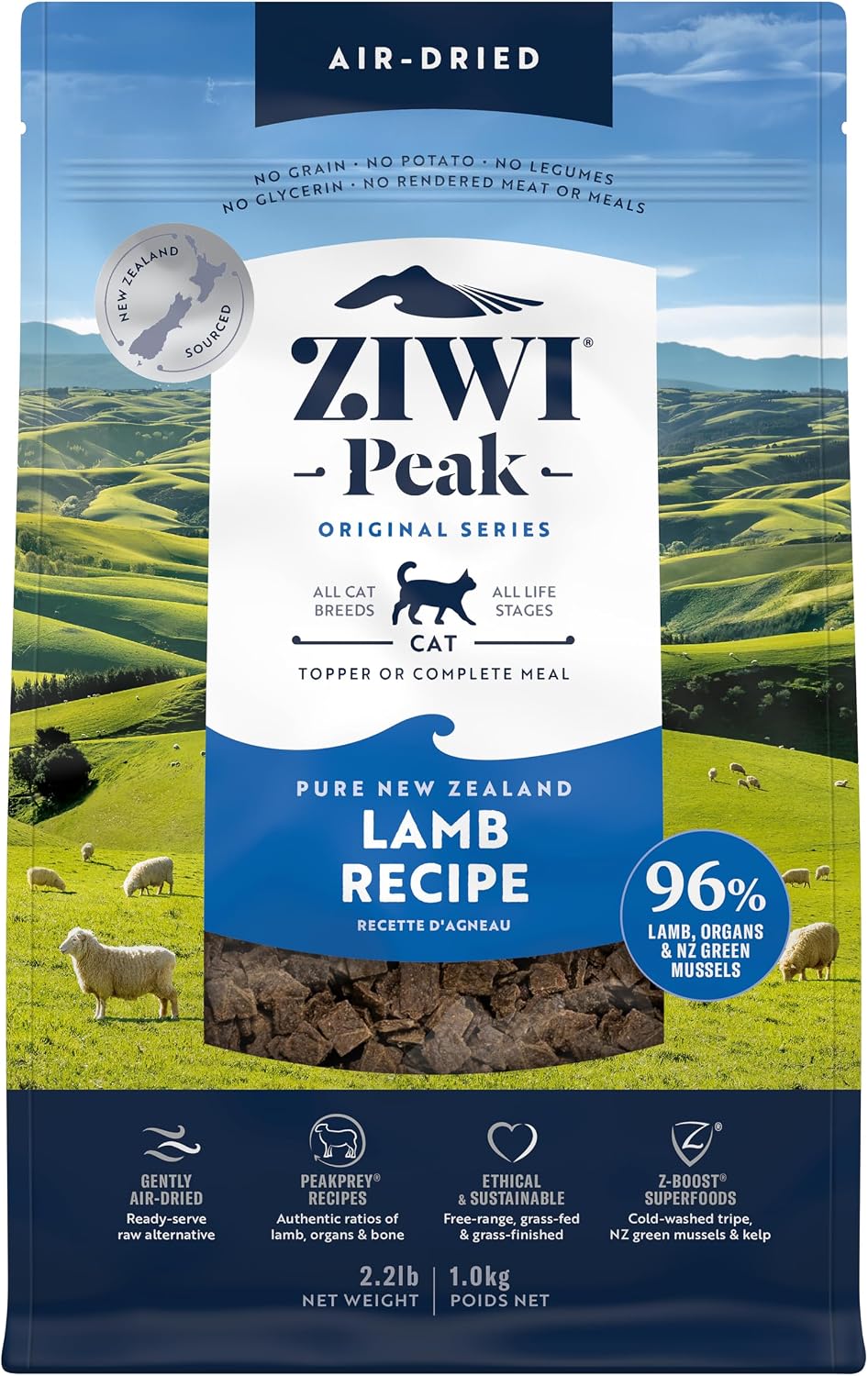 ZIWI Peak Air-Dried Cat Food - Chicken - All Natural, High Protein, Grain Free, Limited Ingredient w/ Superfoods (14oz) - Image 14