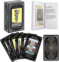 Sunhhx tarot cards set with 78 cards in black and white box