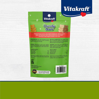 Vitakraft small animal crunchy treats showing teddy bear shapes