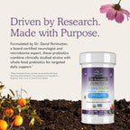 Garden of Life dr formulated organic kids probiotics nutritional supplement close up