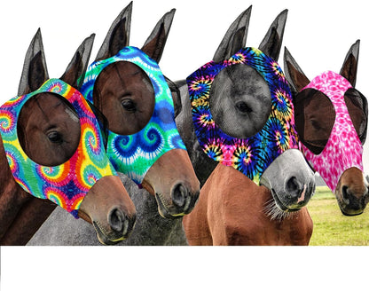 Frienda horse fly mask set with ears front view