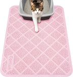 Conlun Cat Litter Mat Litter Trapping Mat, Premium Durable PVC Grid Mesh with Scatter Control, Non-slip, Less Waste Cat Litter Box Mat, Soft on Kitty's Paws, Urine Waterproof, 24" x 17" Grey - Image 14