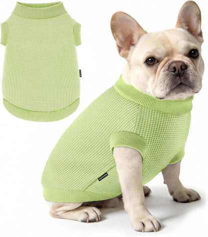 3 Pack Dog Shirt for Small Supplies Functional Waffle Dog Clothes Warm Soft Sweatshirt Outfit for Dogs Cats Pet Apparel - Image 12