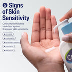 Cetaphil hydrating face wash side label view