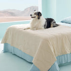 Bedsure Premium Cooling Blanket for Medium Dog - Q-MAX>0.5, Breathable Summer Washable Cold Pet Throw Blanket, Soft Durable Self Cooling Cat Mat for Hot Weather, Pearl Grey, 30x40 - Image 10