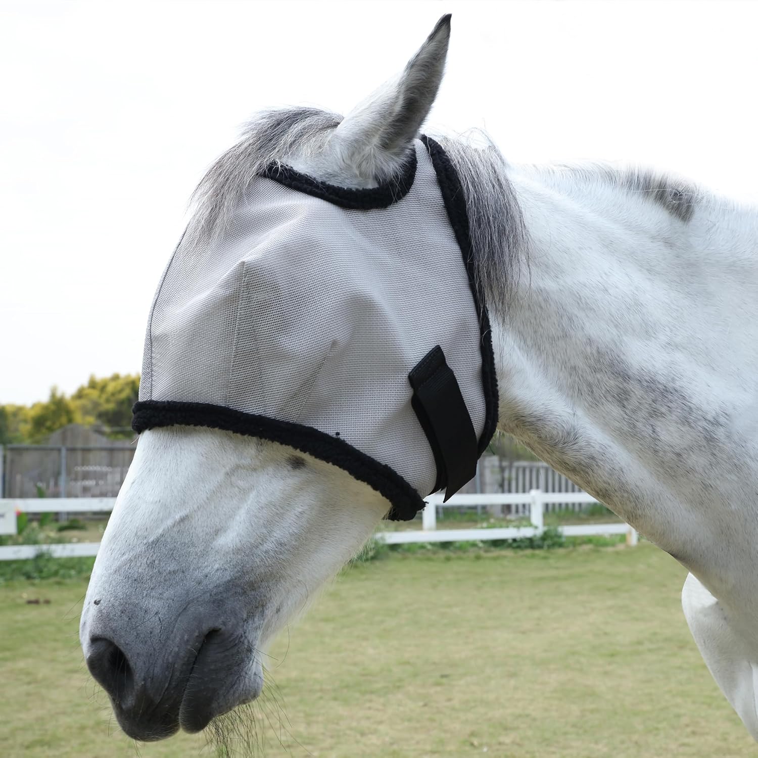Leaforest full size horse fly mask packaging