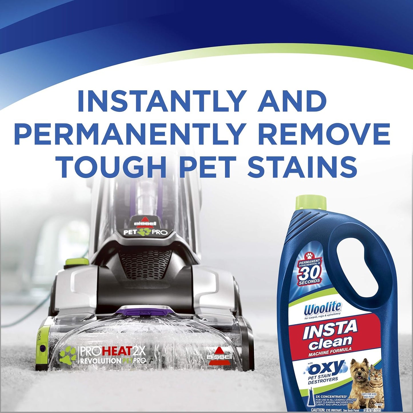 Bissell Woolite InstaClean pet stain remover for carpets