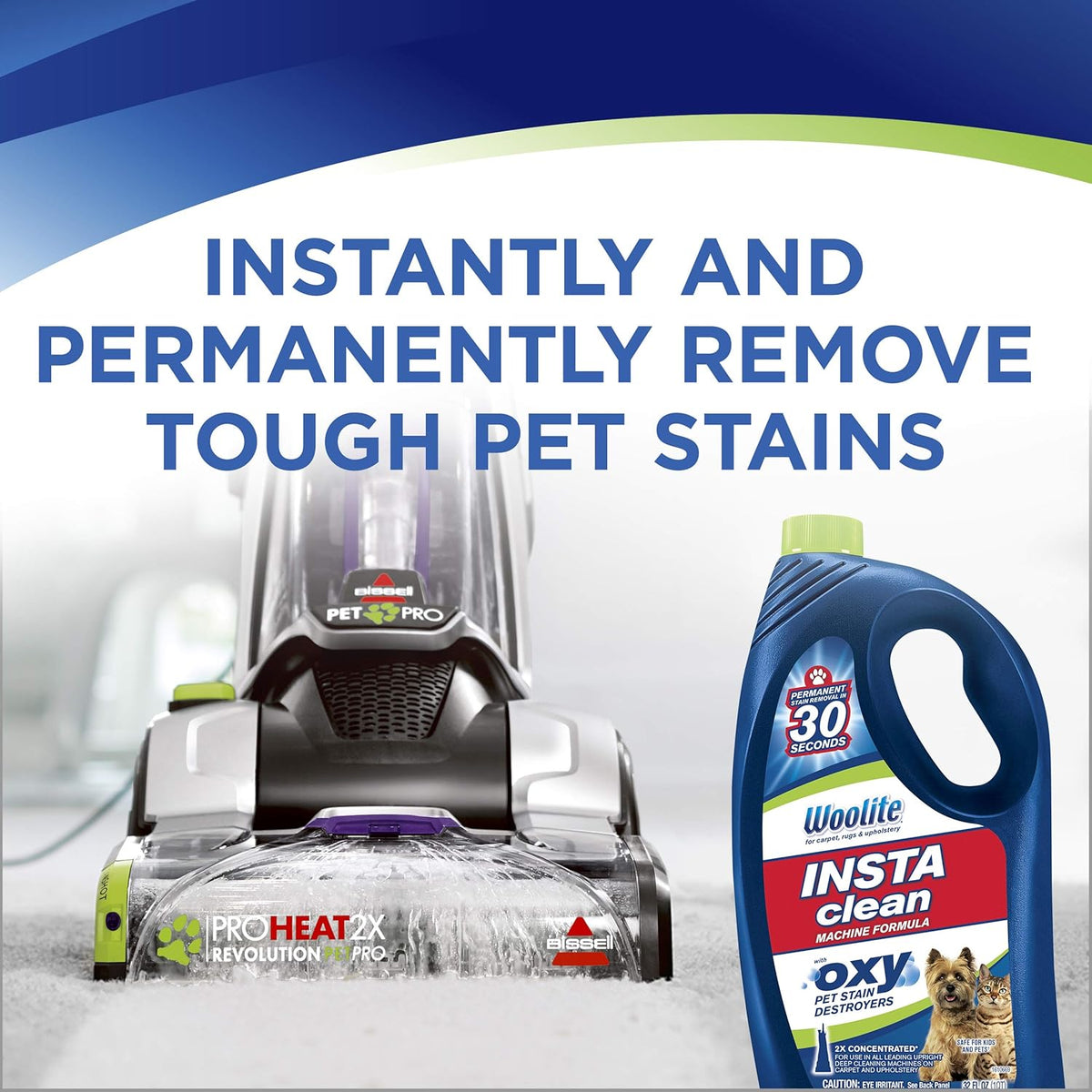 Bissell Woolite InstaClean pet stain remover for carpets