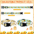 Talltalk adjustable livestock neck straps featuring copper grazing bells close up view