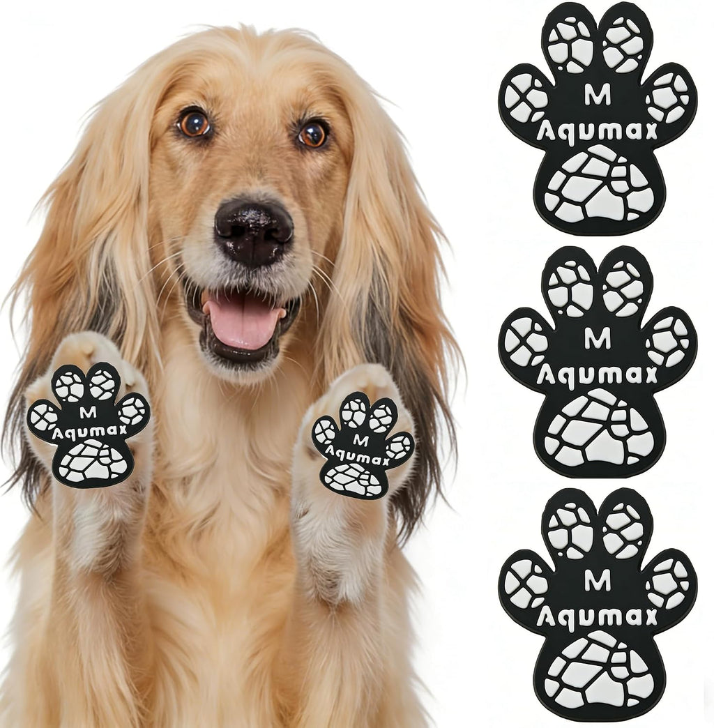 Aqumax dog paw protector traction pads front view