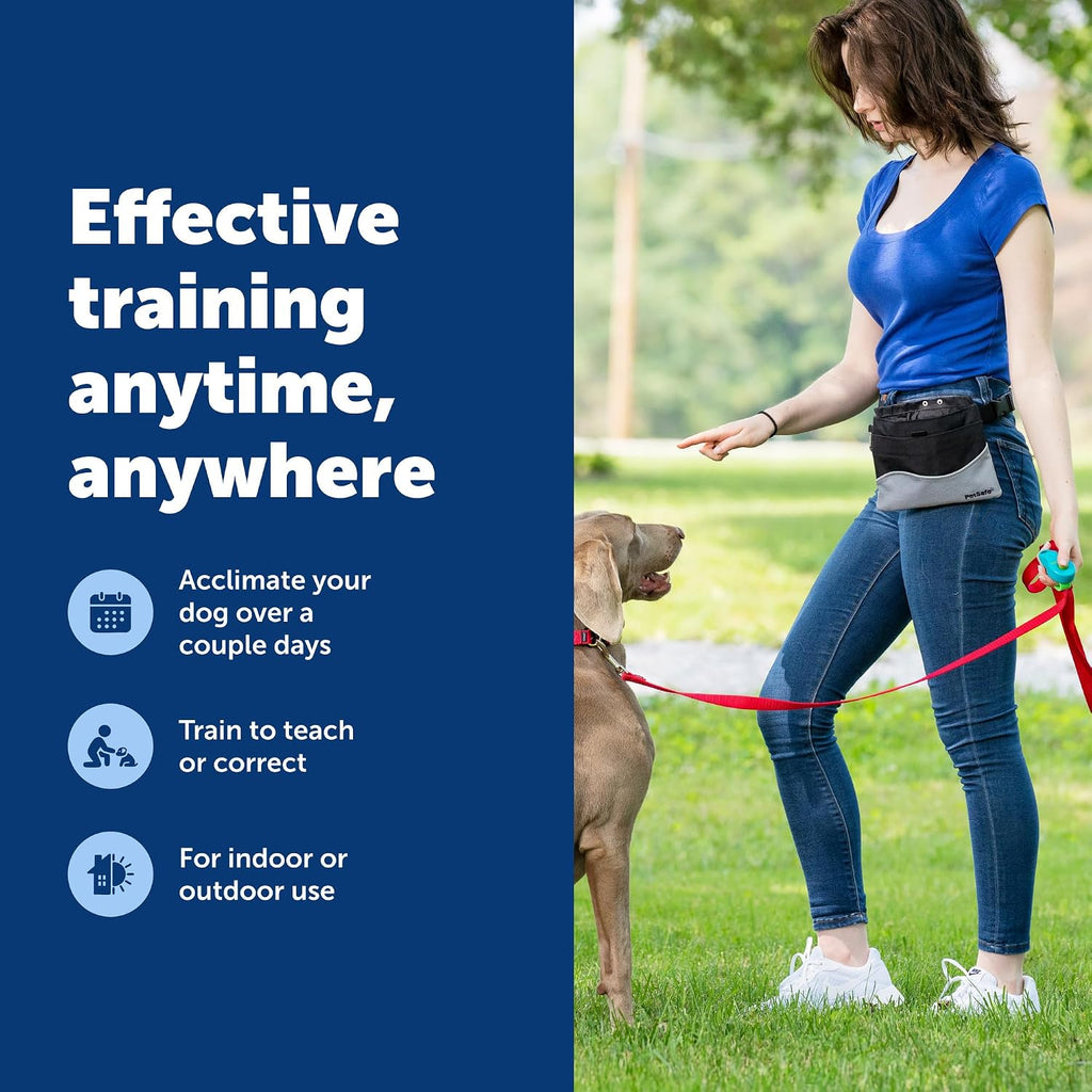 Handheld obedience training tool for pets close up view