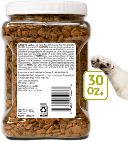 Purina Friskies Party Mix Morning Munch Crunch Egg,Baconand Cheese FlavorsCat Treats - 30 oz Canister - Image 10