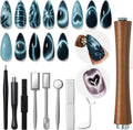 Modelones cat eye magnet set front view showcasing all ten pieces