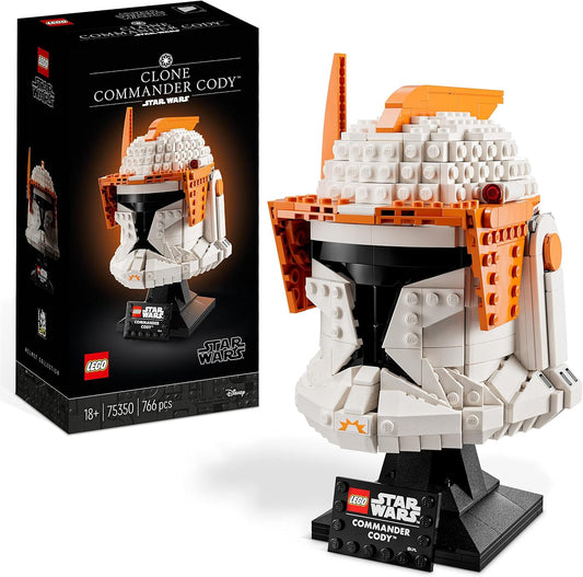 LEGO Star Wars Clone Commander Cody Helmet 75350 collectible building kit front view