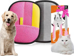 3-in-1 Pet Grooming Kit - Pet Deshedding Glove, 360 degrees Silicone Finger Toothbrush, and Professional Dog Nail Clippers with File - Complete Grooming Set for Cats & Dogs with Short or Long Fur - Image 10