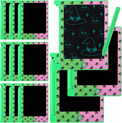 Nezyo 12 pack witch hat mini LCD writing tablets front view