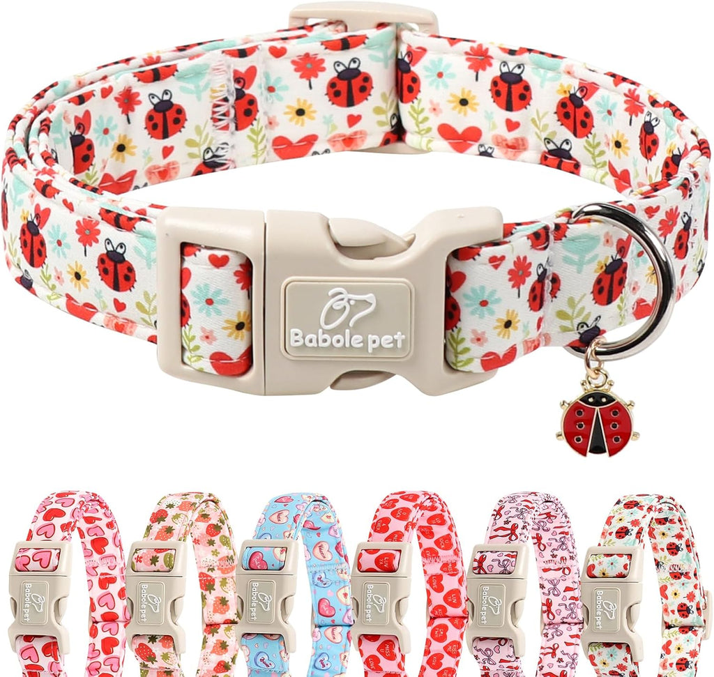 4th of July Dog Collar, Summer Popsicle Patriotic Dog Collars for Large Dogs, Adjustable Lightweight Quick-Release Buckle Collar for Boy&Girl Dogs L - Image 13